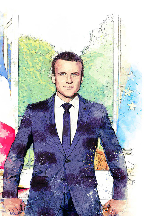 Picture of Emmanuel Macron